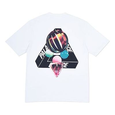 PALACE Sans Ferg T-Shirt White Glasses Back Logo Short Sleeve Unisex  PAL-SS18-052