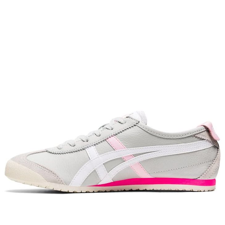 (WMNS) Onitsuka Tiger Mexico 66 White/Grey/Red 1182A078-020 - KICKS CREW