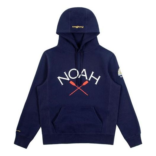 NOAH Nyc Core Logo Borough Navy Alphabet Printing Unisex Navy Blue SS17FW18NVY