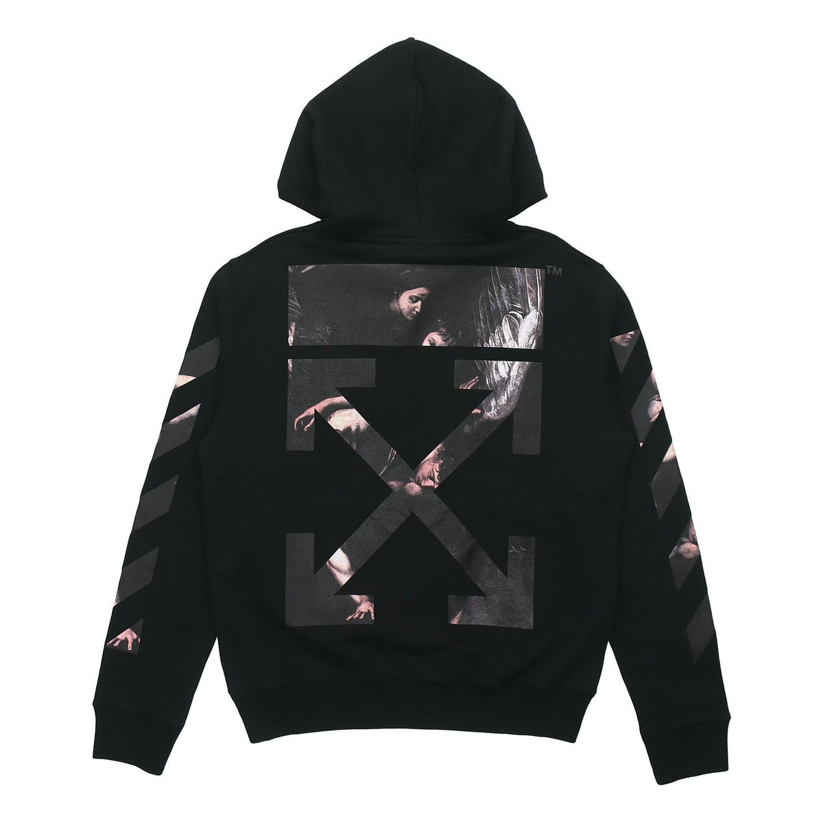 Off-White SS20 Caravaggio Back Arrows Sketch Mens Logo Sweater OMBB034 ...