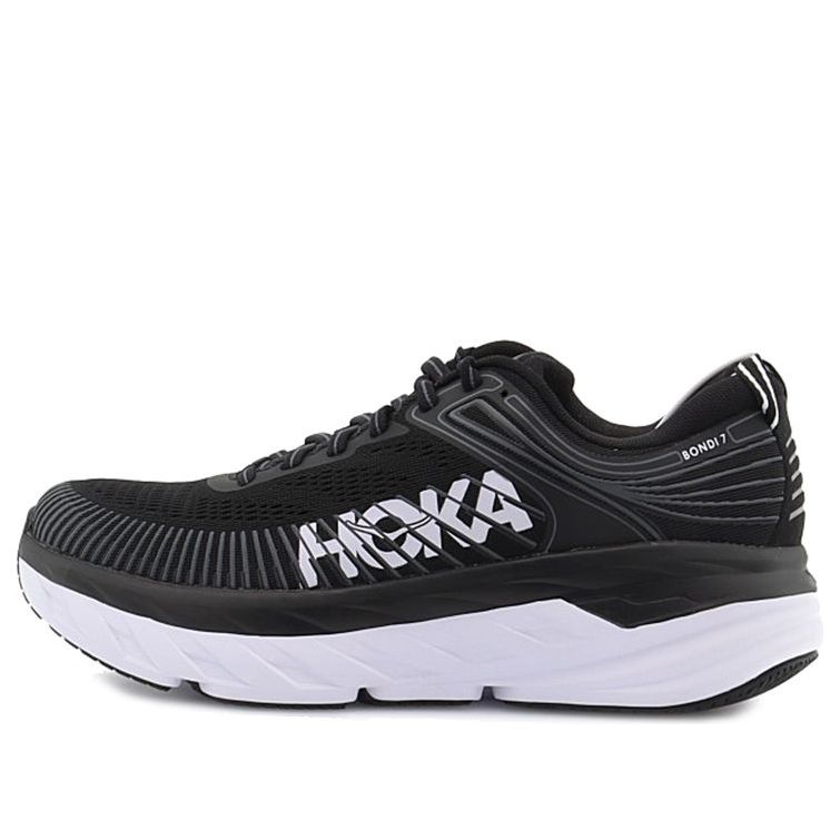 (WMNS) Hoka One One Bondi 7 'Black White' 1110519-BWHT