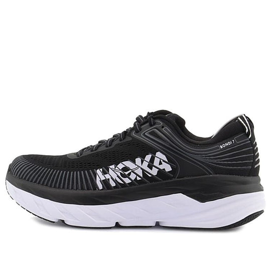 (WMNS) HOKA ONE ONE Bondi 7 'Black White' 1110519-BWHT