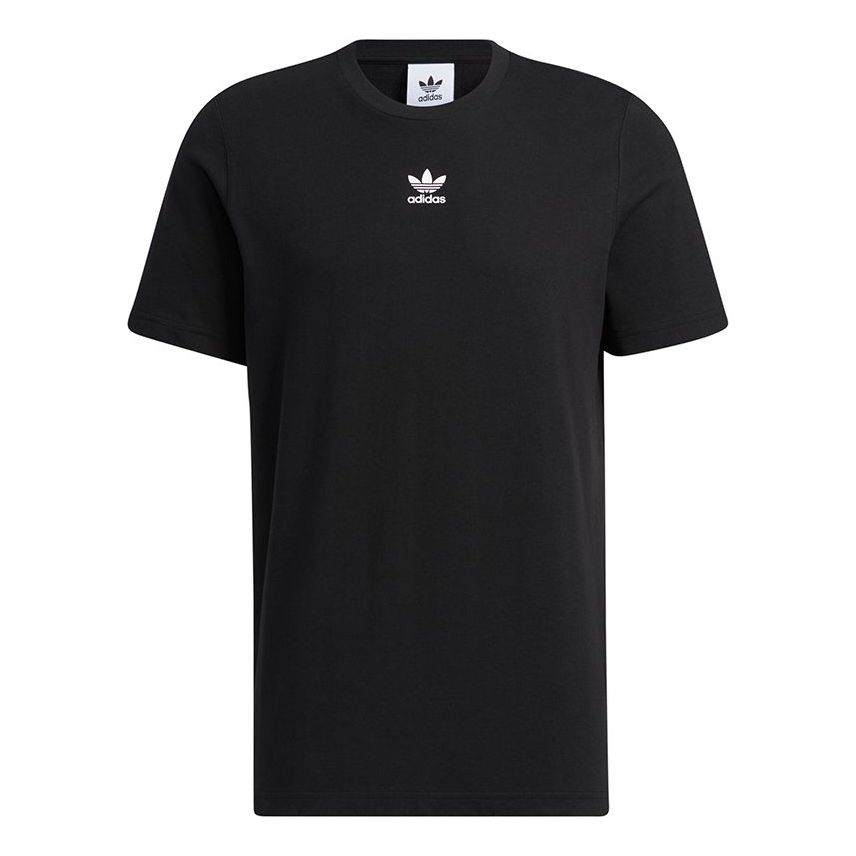 Men's adidas originals Ts Ss Tee Logo Printing Round Neck Sports Short ...