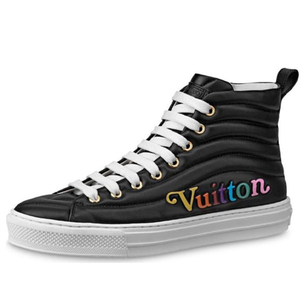 WMNS) LOUIS VUITTON LV Stellar Sneakers Black 1A87F4 - KICKS CREW