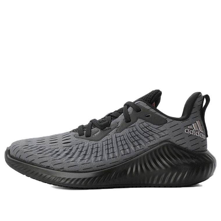 (GS) adidas Alphabounce Plus J 'Core Black Grey' EF0944 - KICKS CREW