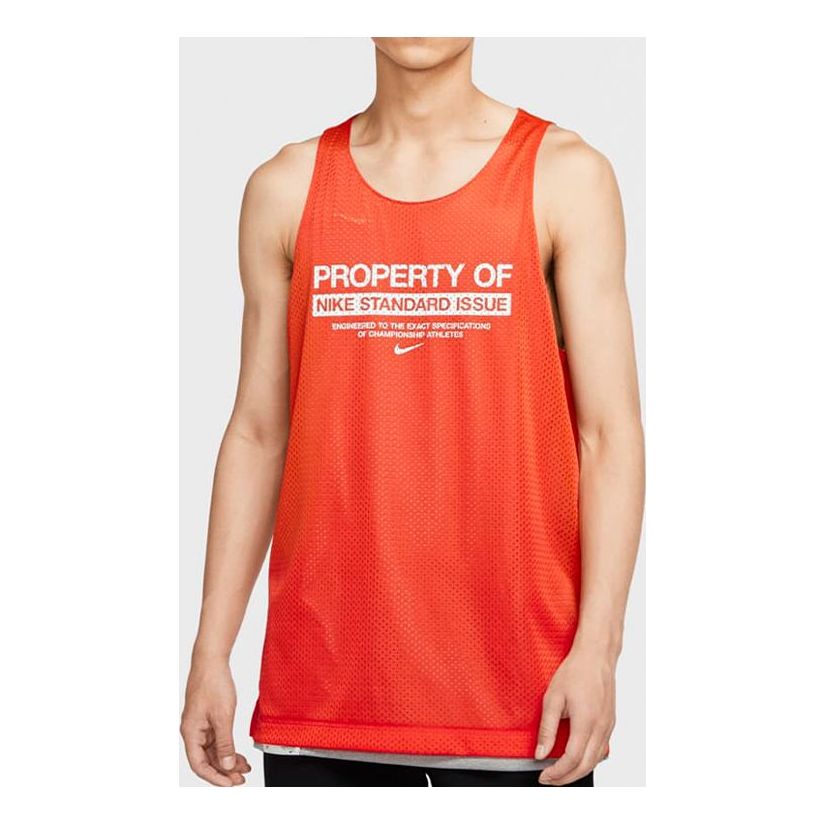 Under Armour Youth Medium (Orange/White) Reversible Basketball Jersey