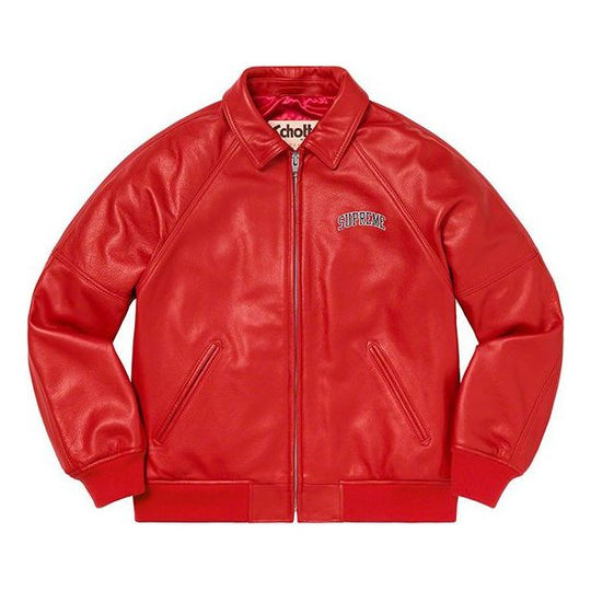 Supreme FW19 Week 1 x Martin Wong x Supreme Schott 8-Ball Leather