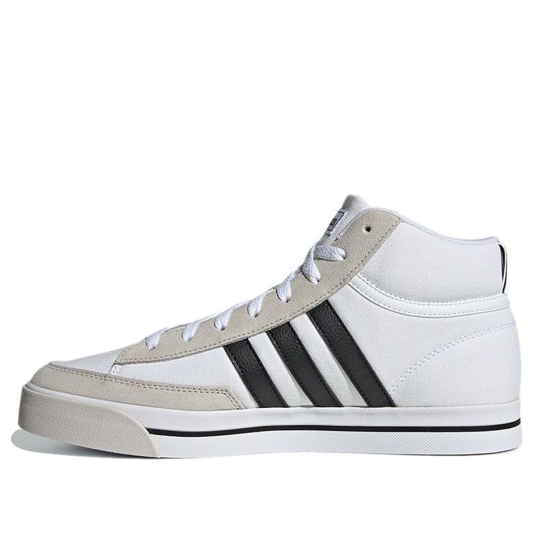 adidas neo Retrovulc Mid 'White Gray Black' H02211  Black basketball  shoes, Retro basketball shoes, Adidas