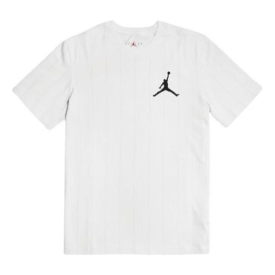 Air Jordan Remastered Alphabet Printing Short Sleeve White CD5609-100 ...