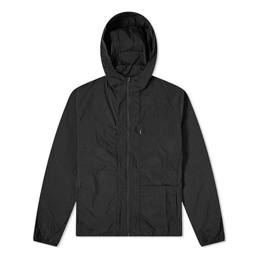 Men's Y-3 TRVL Nylon Parka Jacket Breathable Black FN3011 - KICKS CREW