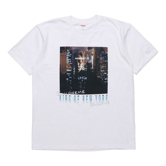 Supreme SS19 Christopher Walken King Of New York Tee White SUP-SS19-234