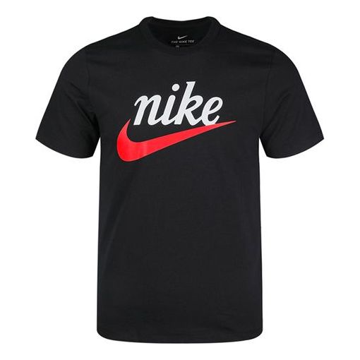 Men's Nike Sportswear Large Short Sleeve Black T-Shirt BV7679-010 ...