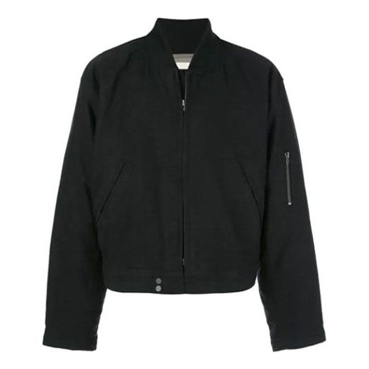 Fear of God Bomber Jacket Short aviator Unisex Black FOG-FW19-70 ...