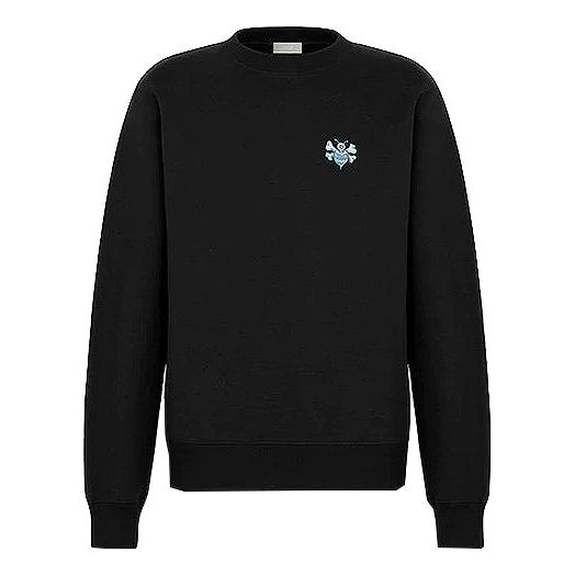 DIOR And Shawn Stussy Bee Embroidered Oversized Sweatshirt For Men Bla ...