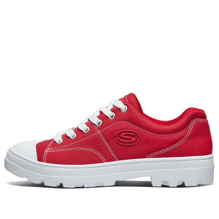 (WMNS) Skechers Roadies Low-Top Canvas Shoes 'Red' 74370-RED-KICKS CREW