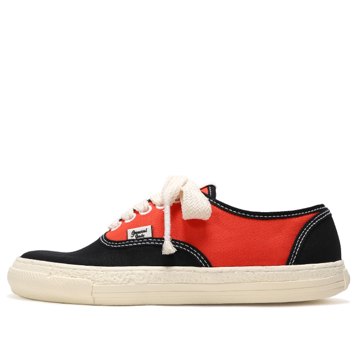 Maison MIHARA YASUHIRO PAST Sole 5 - Hole Low-top Sneaker 'Red