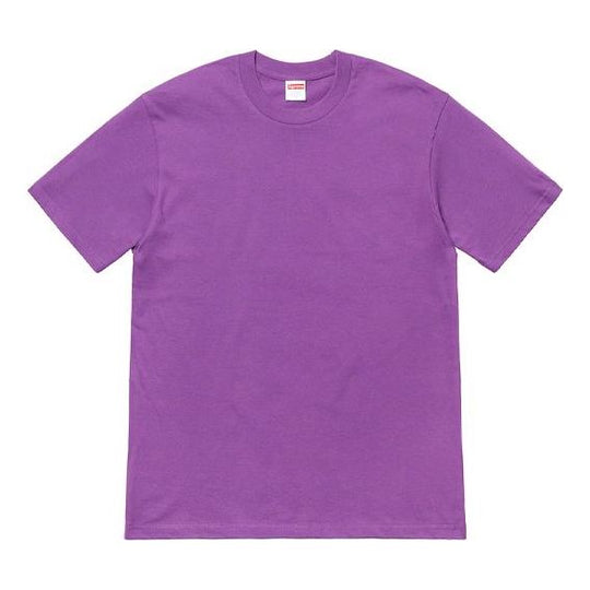 Supreme SS19 Headline Tee Purple Logo Tee SUP-SS19-763