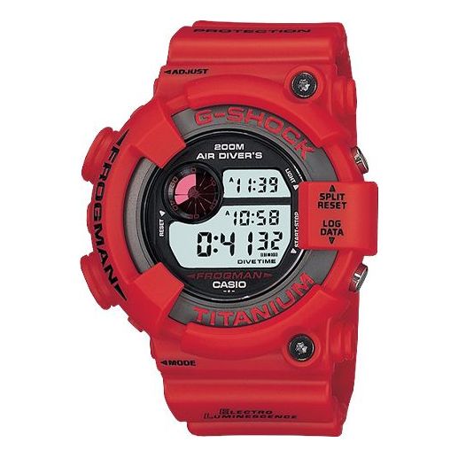 CASIO G-Shock Frogman 'Red' DW-8200F-4JR - KICKS CREW