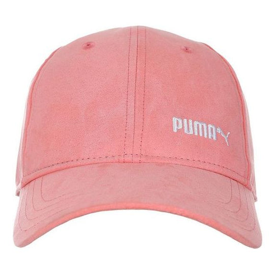 Puma Logo Embroidery Baseball Cap Pink 021494-02 Baseball Cap - KICKSCREW