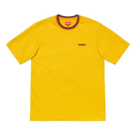 Supreme SS19 Split Rib S/S Top Round Neck Segmentation Two Color ...