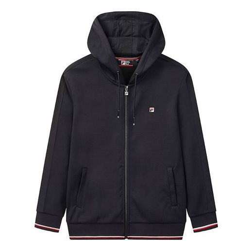 FILA Knit Sports Hooded Jacket Blue F11M041502F-NV-KICKS CREW