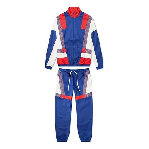 Nike Lab x CLOT Woven Track Suit 'Deep Royal Blue University Red White'  BQ5431-455