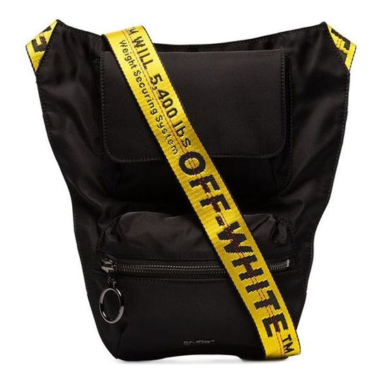 Off-White FW19 Industrial Crossbody Bag Black OMNA075E19E480021000 - KICKS  CREW