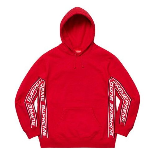 Supreme FW19 Week 3 Text Rib Hooded Sweatshirt logo SUP-FW19-355