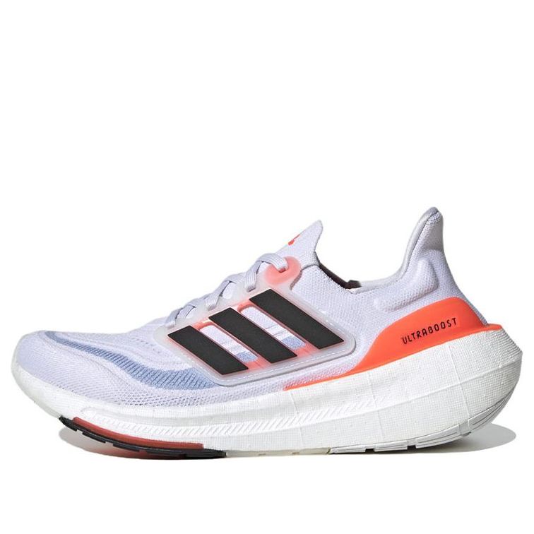 (WMNS)adidas Ultra Boost Light White Black Solar Red HQ6353 - KICKS CREW