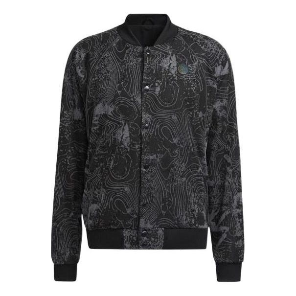 adidas Harden Bomber Jacket Version Printing Black H29192 - KICKS CREW