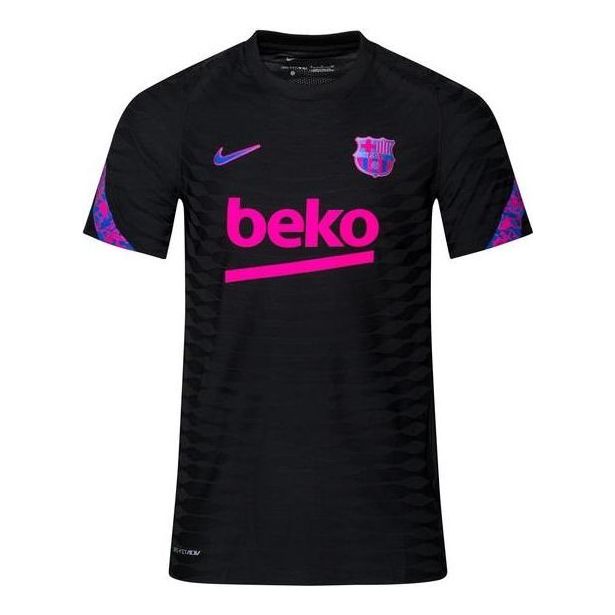 Nike F.C. Barcelona Strike Elite Dri-FIT ADV Tee 'Black Purple' DB6887 ...