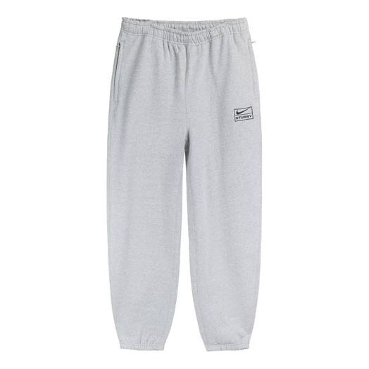 Nike x Stussy Washed Sweatpants 'Grey' DJ9491-063 - KICKS CREW