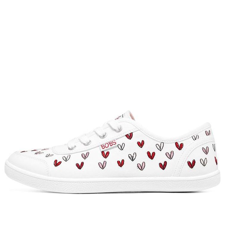 (WMNS) Goldcrown x Skechers Bobs B Cool Low-Top Sneakers White/Red 113 ...