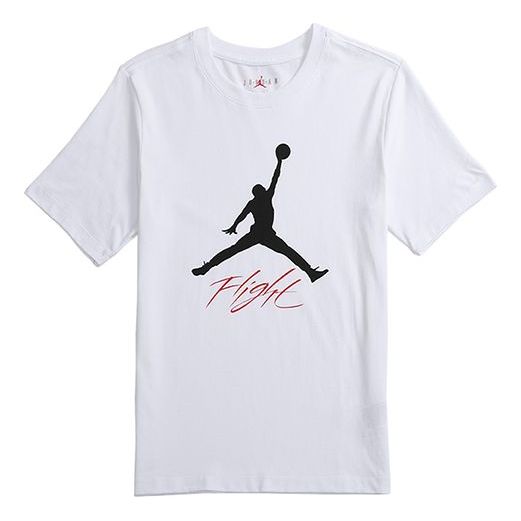 Air Jordan Flight Basketball Short Sleeve White AO0665-100 - KICKS CREW