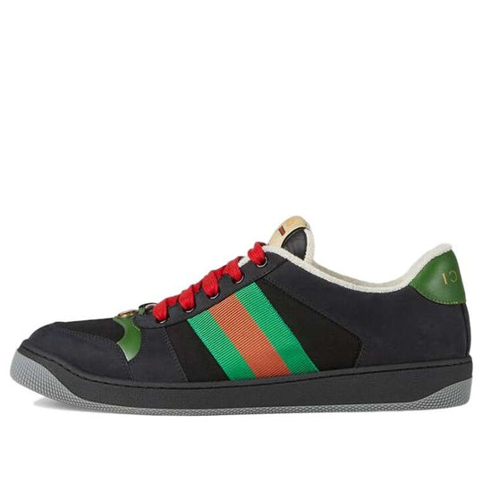 Gucci Men's Authenticated Suede Trainer