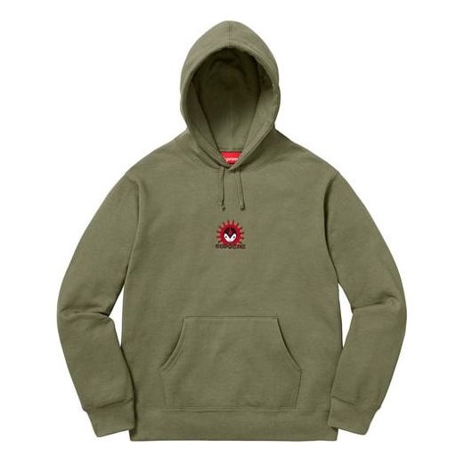 Supreme FW18 Vampire Hooded Sweatshirt Light Olive SUP-FW18-257