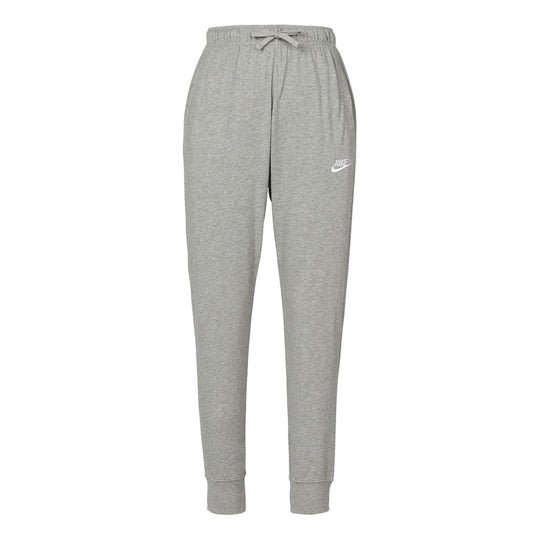 Nike Sportswear Club Knit Lacing Sports Long Pants dark grey Gray BV27 ...